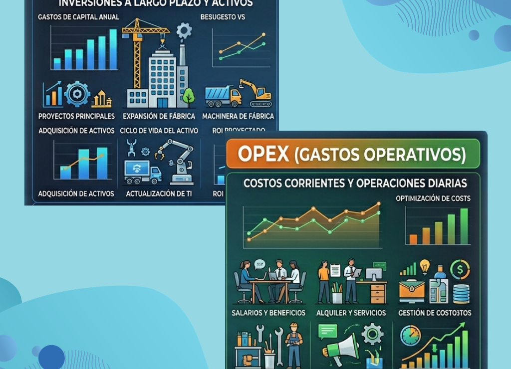  Planificación de CapEx y OpEx: optimizando el flujo de caja sin frenar el crecimiento