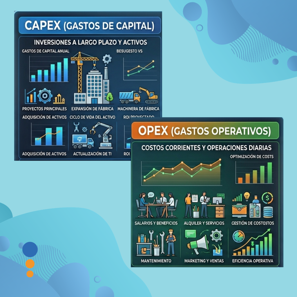 Planificación de CapEx y OpEx: optimizando el flujo de caja sin frenar el crecimiento